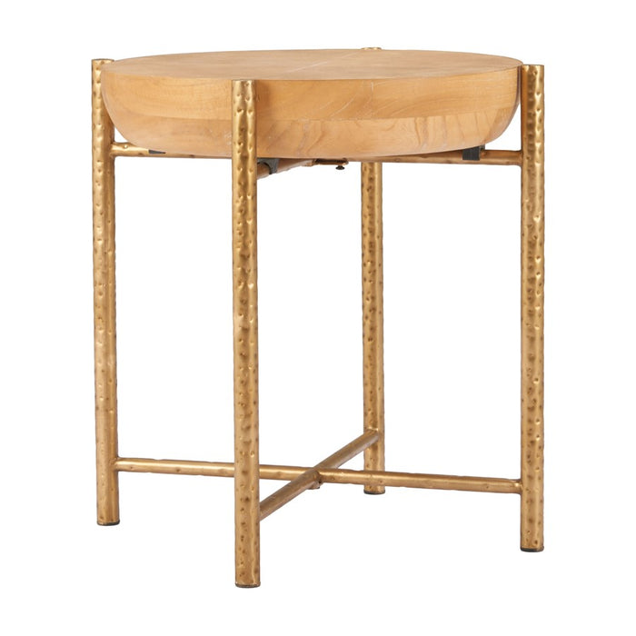 Zuo Modern Halva Side Table, Natural