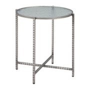 Zuo Modern Vetro Side Table, Silver - 110749