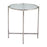 Zuo Modern Vetro Side Table, Silver