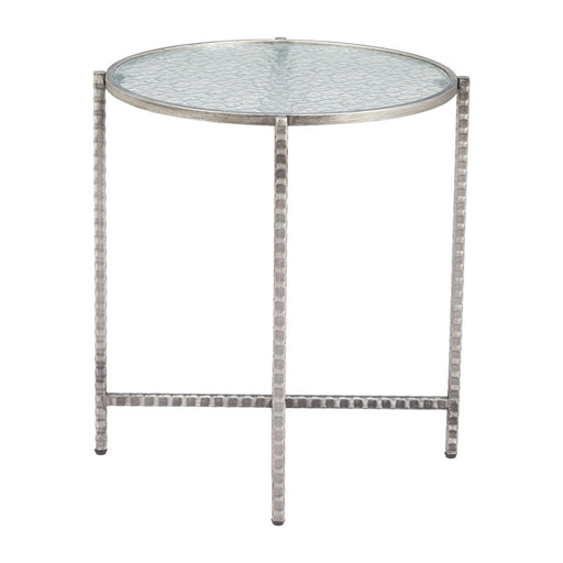 Zuo Modern Vetro Side Table, Silver