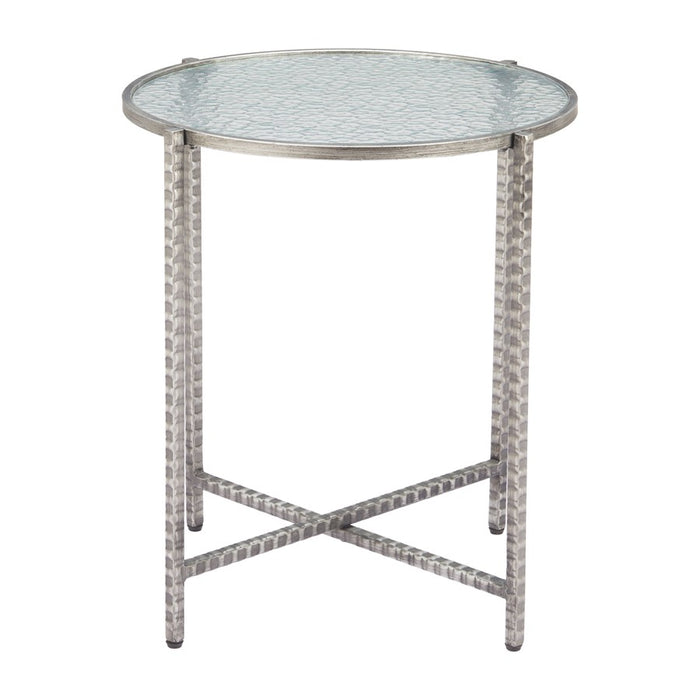 Zuo Modern Vetro Side Table, Silver