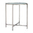 Zuo Modern Vetro Side Table, Silver