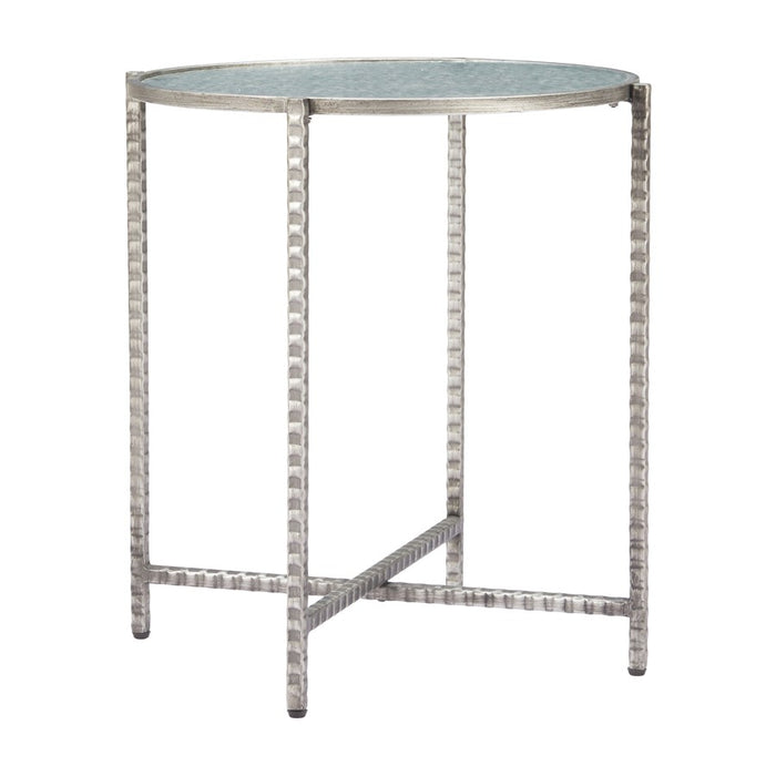 Zuo Modern Vetro Side Table, Silver