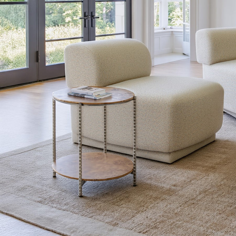 Zuo Modern Adna Side Table, Brown