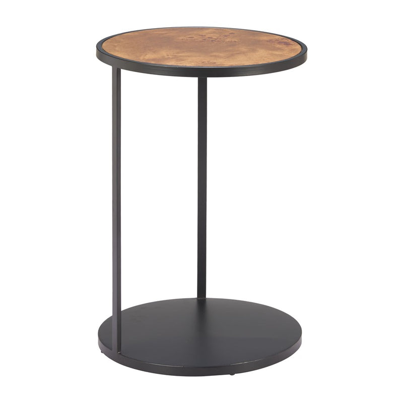 Zuo Modern Nodo Side Table, Brown/Black - 110753