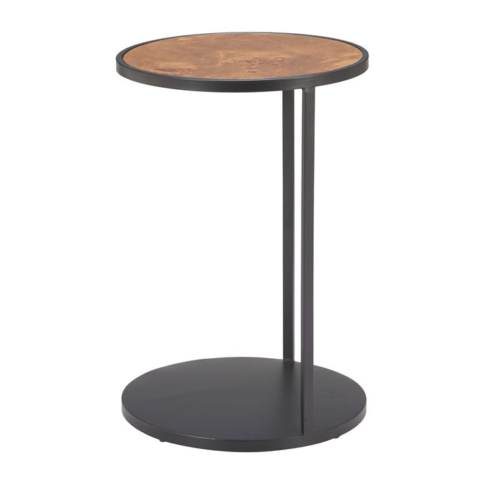 Zuo Modern Nodo Side Table, Brown/Black