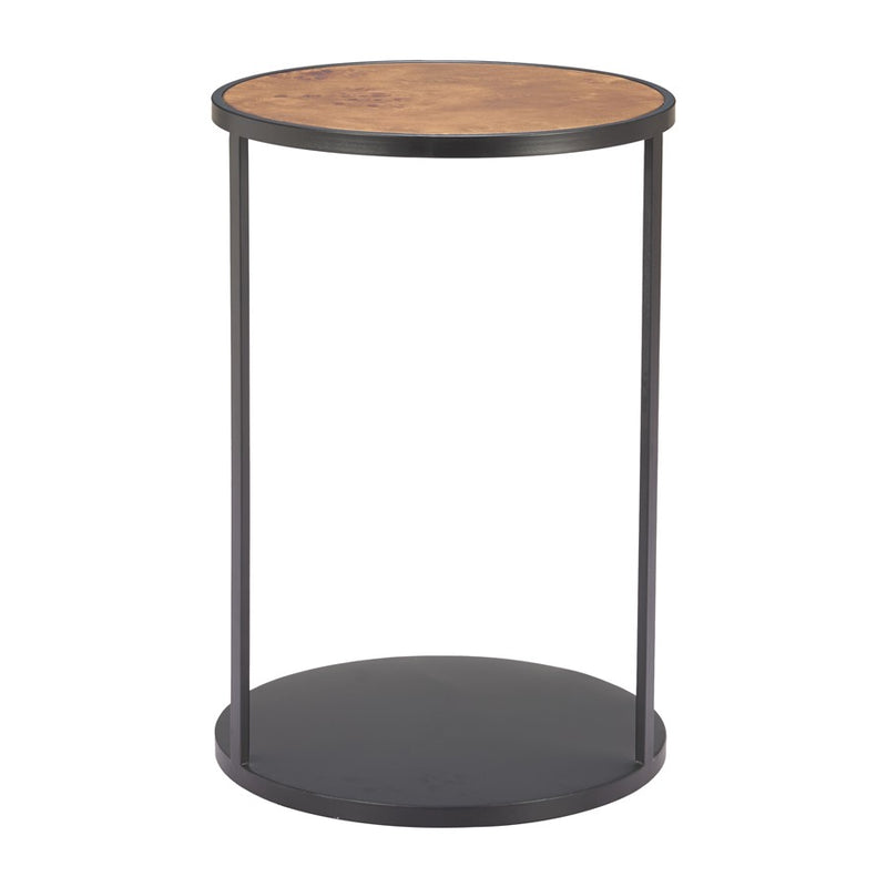 Zuo Modern Nodo Side Table, Brown/Black