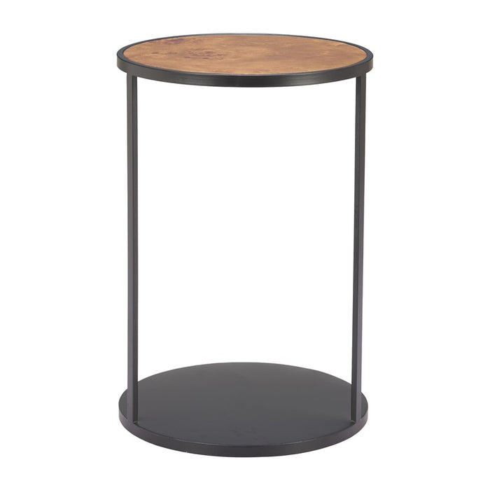 Zuo Modern Nodo Side Table, Brown/Black