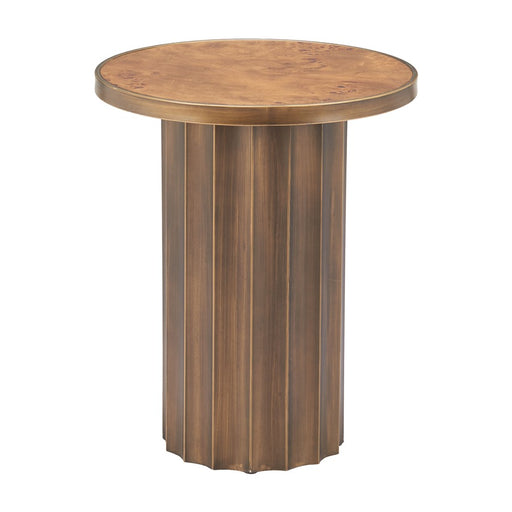 Zuo Modern Afinato Side Table, Brown - 110754