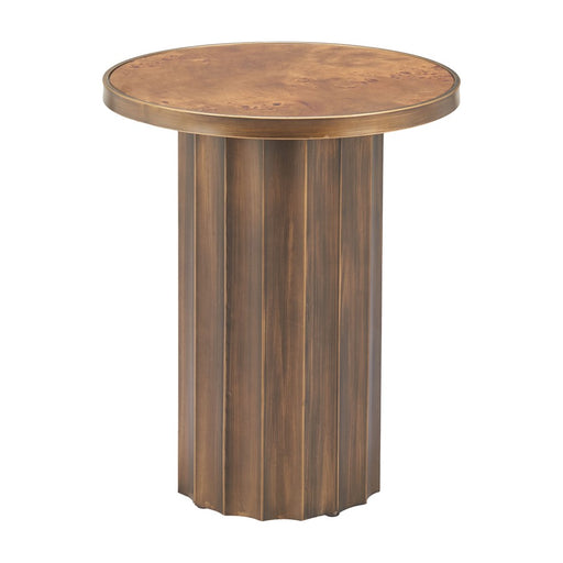 Zuo Modern Afinato Side Table, Brown