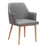 Zuo Modern Wisom Dining Chair Set of 2, Gray