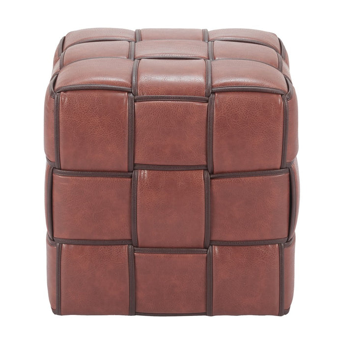 Zuo Modern Zare Ottoman, Brown