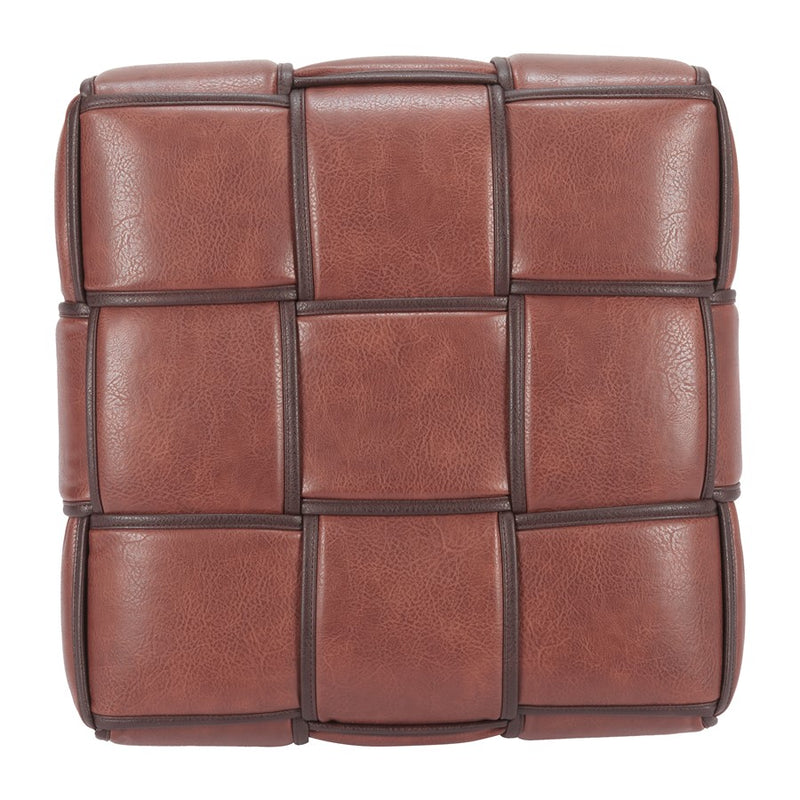Zuo Modern Zare Ottoman, Brown