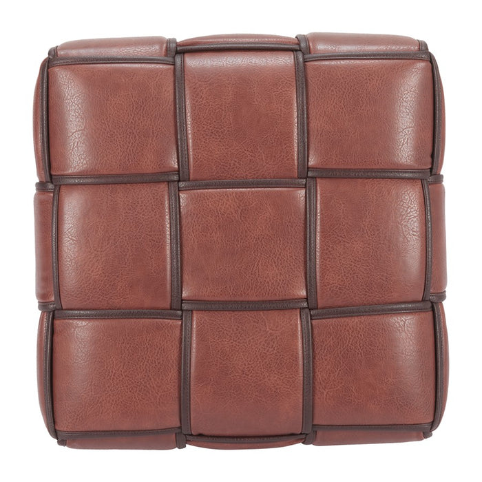 Zuo Modern Zare Ottoman, Brown