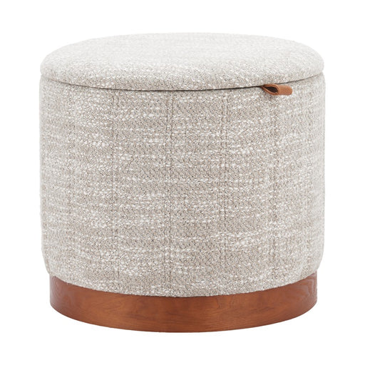 Zuo Modern Fije Storage Ottoman, Gray - 110769