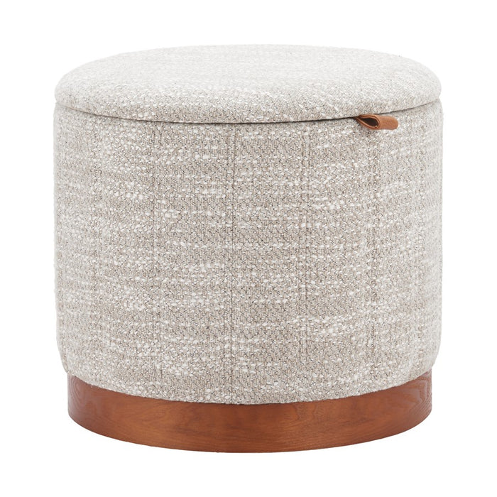 Zuo Modern Fije Storage Ottoman, Gray - 110769