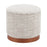 Zuo Modern Fije Storage Ottoman, Gray