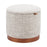 Zuo Modern Fije Storage Ottoman, Gray