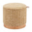 Zuo Modern Fije Storage Ottoman, Oat Yellow