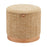 Zuo Modern Fije Storage Ottoman, Oat Yellow