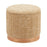 Zuo Modern Fije Storage Ottoman, Oat Yellow