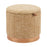 Zuo Modern Fije Storage Ottoman, Oat Yellow