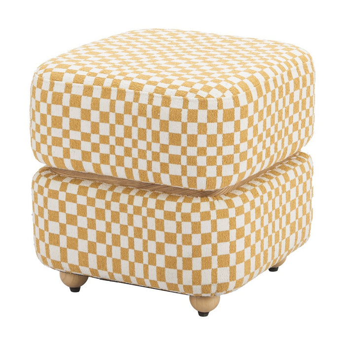 Zuo Modern Haki Ottoman, Multicolor