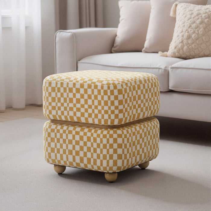 Zuo Modern Haki Ottoman, Multicolor