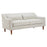 Zuo Modern Koseli Loveseat, Pewter Gray - 110782