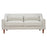 Zuo Modern Koseli Loveseat, Pewter Gray