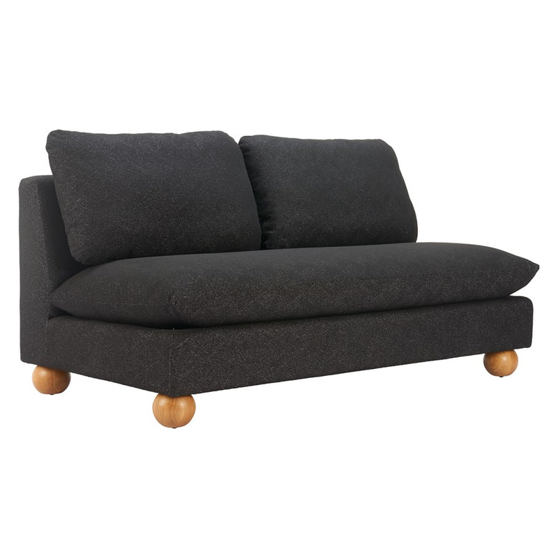Zuo Modern Minze Loveseat, Black - 110784