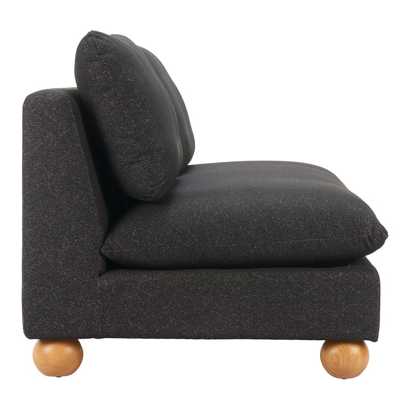 Zuo Modern Minze Loveseat, Black