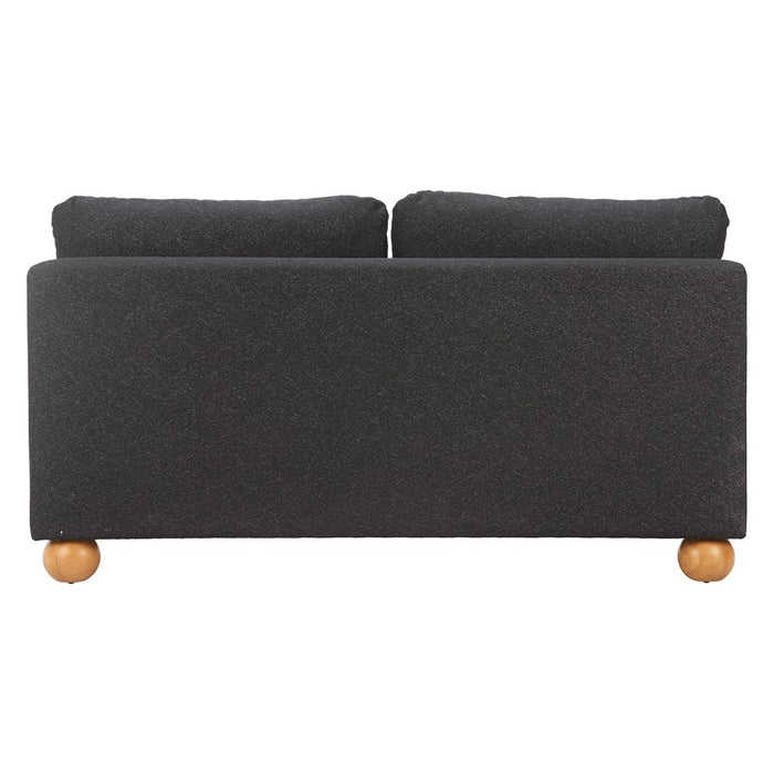 Zuo Modern Minze Loveseat, Black