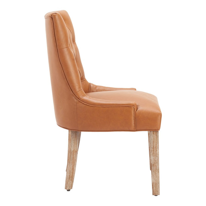 Zuo Modern Nuby Dining Chair, Brown