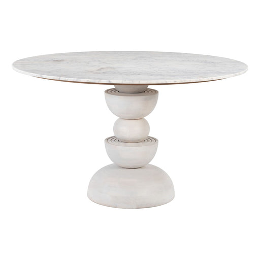Zuo Modern Astri Dining Table, Whitewashed