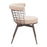 Zuo Modern Saku Swivel Dining Chair, Beige/Brown