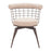 Zuo Modern Saku Swivel Dining Chair, Beige/Brown