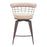 Zuo Modern Saku Swivel Counter Stool, Beige/Brown