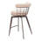 Zuo Modern Saku Swivel Counter Stool, Beige/Brown