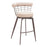 Zuo Modern Saku Swivel BarStool, Beige/Brown