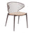 Zuo Modern Silues Dining Chair, Taupe/Brown