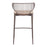 Zuo Modern Silues Counter Stool Set of 2, Taupe/Brown
