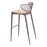 Zuo Modern Silues BarStool Set of 2, Taupe/Brown
