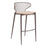 Zuo Modern Silues BarStool Set of 2, Taupe/Brown