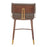 Zuo Modern Brew Counter Stool, Brown/Walnut