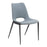 Zuo Modern Desi Armless Dining Chair Set of 2, Azure Gray