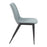 Zuo Modern Desi Armless Dining Chair Set of 2, Azure Gray