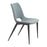 Zuo Modern Desi Armless Dining Chair Set of 2, Azure Gray