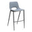 Zuo Modern Desi Armless Barstool Set of 2, Azure Gray - 110829