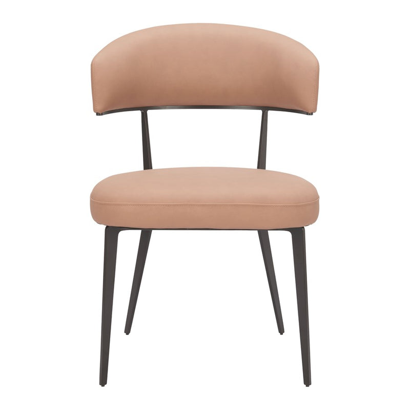 Zuo Modern Loom Dining Chair, Set of 2, Tan